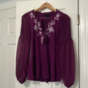 WHBM women’s blouse for fall. Size SP. Like new.